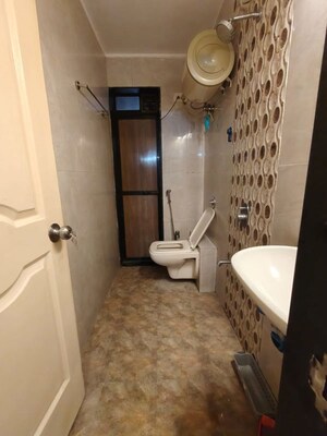 Bathroom in 3 BHK Apartment at MM Spectra, Chembur – for Rent