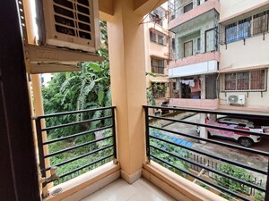 Balcony in 3 BHK Apartment at New Town Tower, New Town Action Area 1 – for Rent