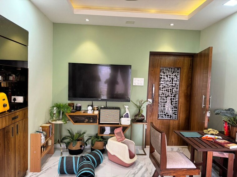 Living Room, royal-palms-garden-view 2 Bedroom 810 Sq.Ft. Apartment In Goregaon East Mumbai 10646907