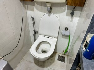 Bathroom in 2 BHK Apartment at Royal Palms Garden View, Goregaon East – for Rent