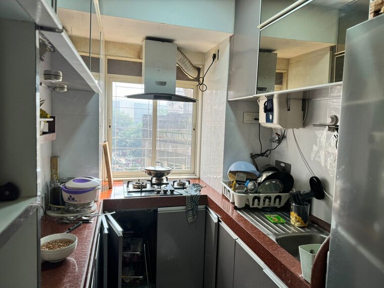 Kitchen, royal-palms-garden-view 2 Bedroom 810 Sq.Ft. Apartment In Goregaon East Mumbai 10646907