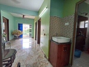 Bathroom in 3 BHK Apartment at Danish Kedareshwar CGHSL, New Town Action Area ii – for Rent