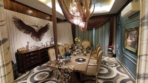 Living Room in 4 BHK Villa at Nahar Amrit Shakti, Chandivali – for Rent
