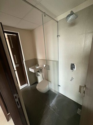 Bathroom in 1 BHK Apartment at Squarefeet Imperial Square, Ghodbunder Road – for Rent