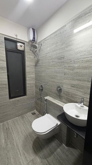 Bathroom in 3 BHK Apartment at Neo Akshaya Residency, Borivali West – for Rent