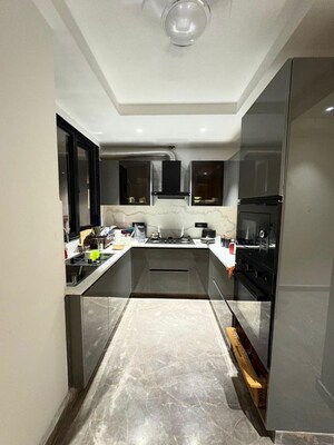 Kitchen in 3 BHK Builder Floor at Sushant Lok I – for Rent