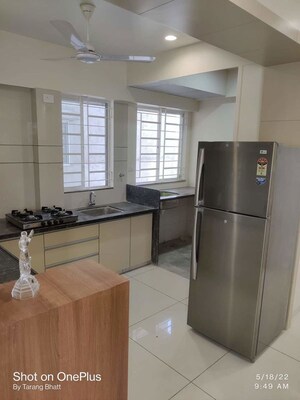 Kitchen in 4 BHK Apartment at Pratham Bluets, New Alkapuri – for Sale