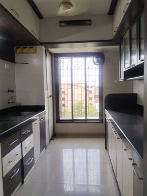 Kitchen in 3 BHK Apartment at Gajra Bhoomi Tower, Kharghar – for Rent
