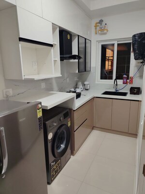 Kitchen in 1.5 BHK Apartment at Brigade El Dorado, Bagaluru – for Rent