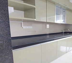 Kitchen in 3 BHK Apartment at Runwal Nirvana, Parel – for Rent