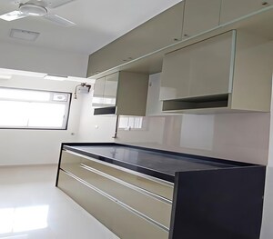 Kitchen in 3 BHK Apartment at Runwal Nirvana, Parel – for Rent