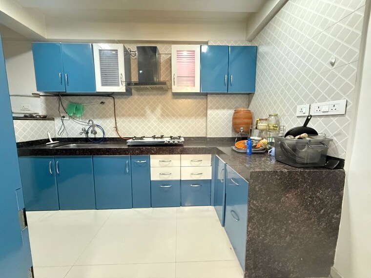 Kitchen, sun-universe-apartment 2 Bedroom 1000 Sq.Ft. Apartment In Narhe Pune 10648693