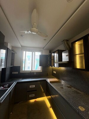Kitchen in 3 BHK Builder Floor at Rajouri Garden – for Rent