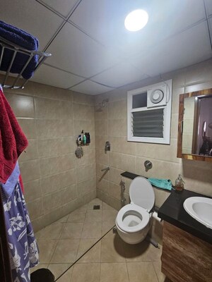 Bathroom in 3 BHK Apartment at Puravankara Purva Westend, Kudlu Gate – for Rent