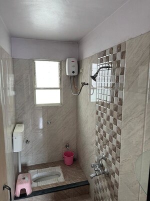 Bathroom in 2 BHK Apartment at SG Lanke Vishwajeet Residency, Kharadi – for Rent