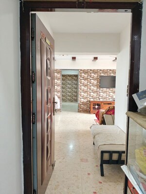 Balcony in 3 BHK Apartment at Swastik Regalia, Waghbil – for Rent