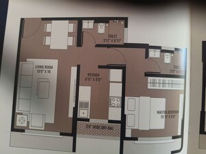 Floor Plan in 2 BHK Apartment at Mehta Altura 1978, Kalyan West – for Sale
