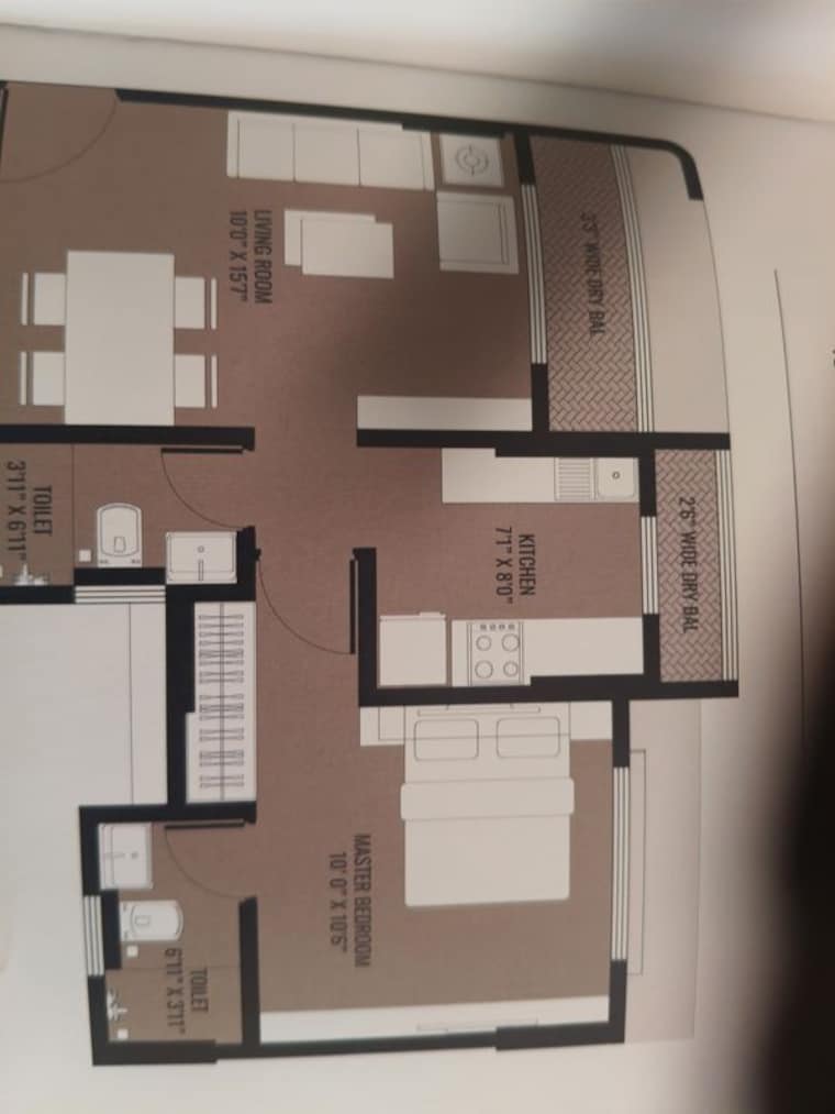 Kitchen, mehta-altura-1978 2 Bedroom 670 Sq.Ft. Apartment In Kalyan West Thane 10646099