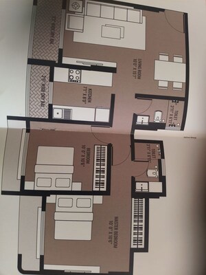 Floor Plan in 2 BHK Apartment at Mehta Altura 1978, Kalyan West – for Sale