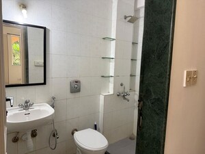 Bathroom in 2 BHK Apartment at Hiranandani Estate Barca, Ghodbunder Road – for Rent