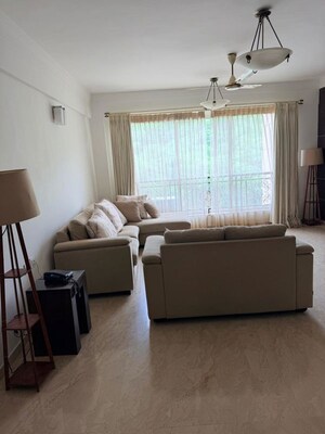 Living Room in 3 BHK Apartment at Hiranandani Gardens Octavius, Powai – for Rent