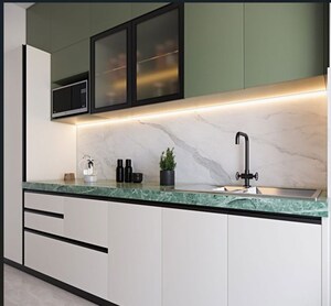 Kitchen in 2 BHK Apartment at Hiranandani Estate Barca, Ghodbunder Road – for Rent