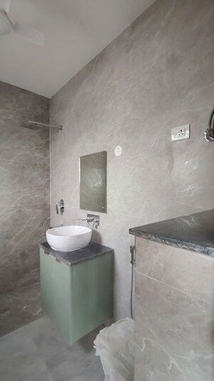 Bathroom in 4 BHK Builder Floor at Ansal API Esencia, Sector 67 – for Rent