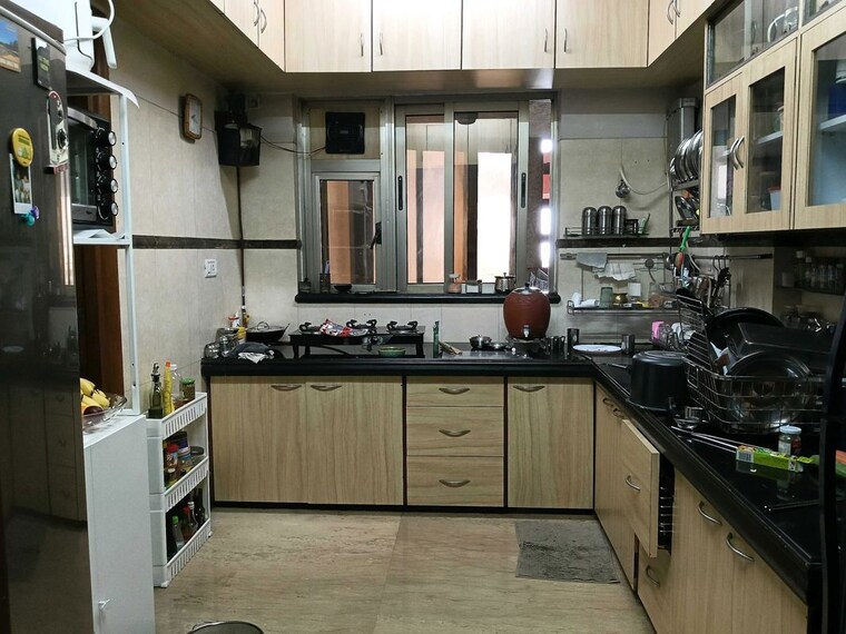Kitchen, marathon-nextzen-era 3 Bedroom 1290 Sq.Ft. Apartment In Lower Parel Mumbai 10648900