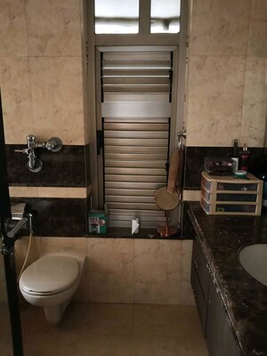Bathroom in 3 BHK Apartment at Marathon Nextzen Era, Lower Parel – for Sale