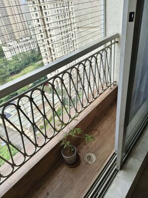 Balcony in 2 BHK Apartment at Hiranandani Athena, Ghodbunder Road – for Rent