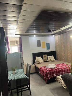 Bedroom in 1 RK Builder Floor at Greater Kailash I – for Rent