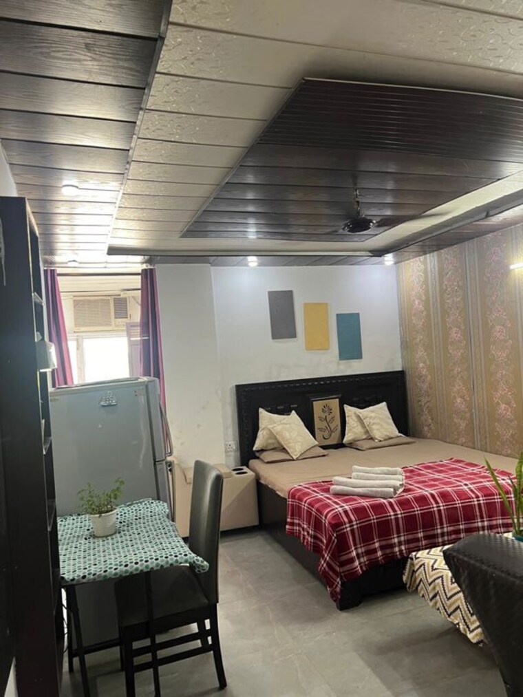 Bedroom, greater kailash i 1 RK 65 Sq.Yd. Builder Floor In Greater Kailash I Delhi 10648925