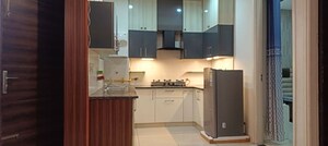 Kitchen in 2 BHK Apartment at Highland Park Chandigarh, Bhabat – for Rent