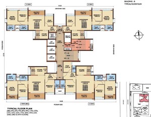 Floor Plan in 2 BHK Apartment at Magarpatta Nova, Mundhwa – for Sale