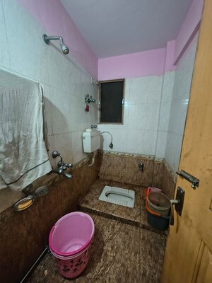 Bathroom in 2 BHK Apartment at Shiv Tirth, Kharghar – for Rent