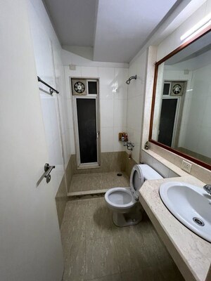 Bathroom in 3 BHK Apartment at Hiranandani Casa Blanca, Ghodbunder Road – for Rent