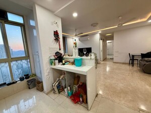 Living Room in 3 BHK Apartment at Hiranandani Casa Blanca, Ghodbunder Road – for Rent