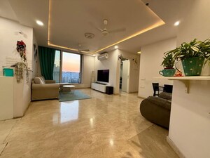 Living Room in 3 BHK Apartment at Hiranandani Casa Blanca, Ghodbunder Road – for Rent