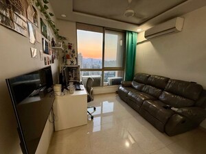 Living Room in 3 BHK Apartment at Hiranandani Casa Blanca, Ghodbunder Road – for Rent