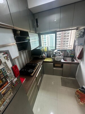 Kitchen in 2 BHK Apartment at Kalpataru Sunrise Grande, Kolshet Road – for Rent