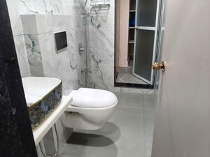 Bathroom in 3.5 BHK Apartment at  Army Welfare CHS, Nerul – for Rent