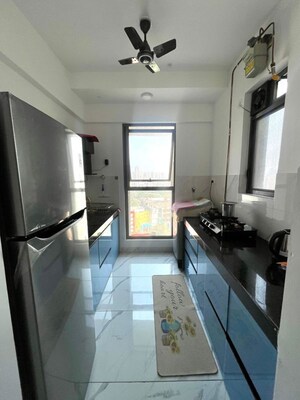 Kitchen in 1 BHK Apartment at Lodha Amara, Kolshet Road – for Rent