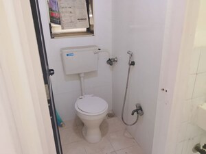 Bathroom in 1 BHK Apartment at Accord CHS, Andheri East – for Rent