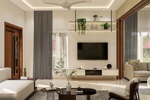 Living Room in 3 BHK Villa at Kalmandapam – for Sale