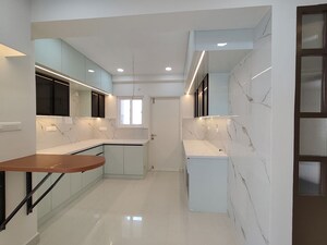 Kitchen in 3 BHK Apartment at Aparna Zenon, Puppalaguda – for Rent