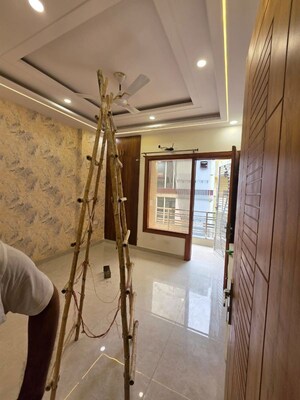 Living Room in 3 BHK Builder Floor at Divya Angels, Indrapuram – for Rent