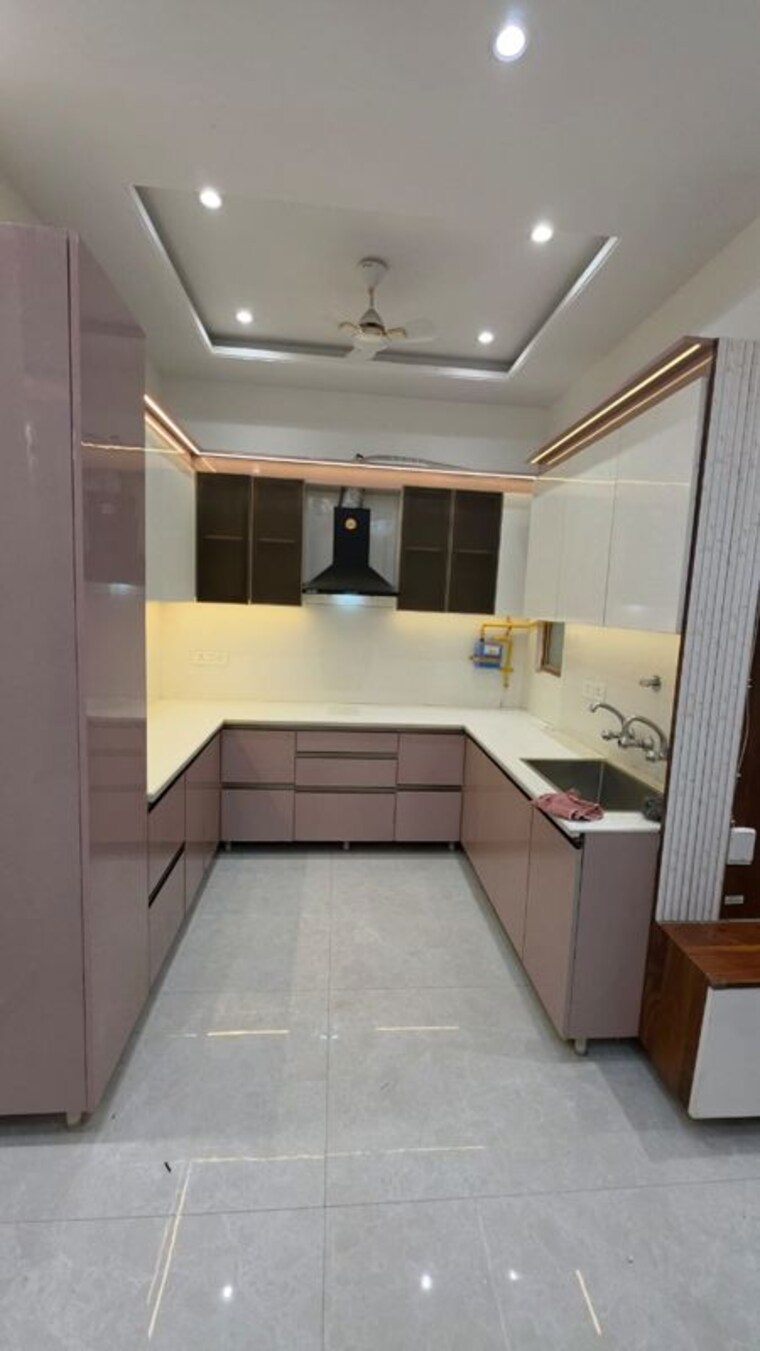 Kitchen, divya-angels 3 Bedroom 1305 Sq.Ft. Builder Floor In Indrapuram Ghaziabad 10649197