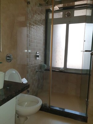 Bathroom in 2 BHK Apartment at Forishna Nav Chetna, Santacruz West – for Rent
