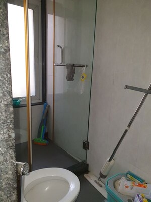 Bathroom in 2 BHK Apartment at Forishna Nav Chetna, Santacruz West – for Rent