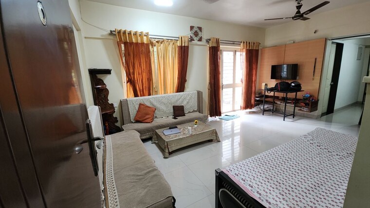 Bedroom, om-faith 2 Bedroom 1011 Sq.Ft. Apartment In Balewadi Pune 10649199